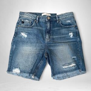 NWT! KanCan Distressed Hight Rise Denim Shorts, Size 5/26